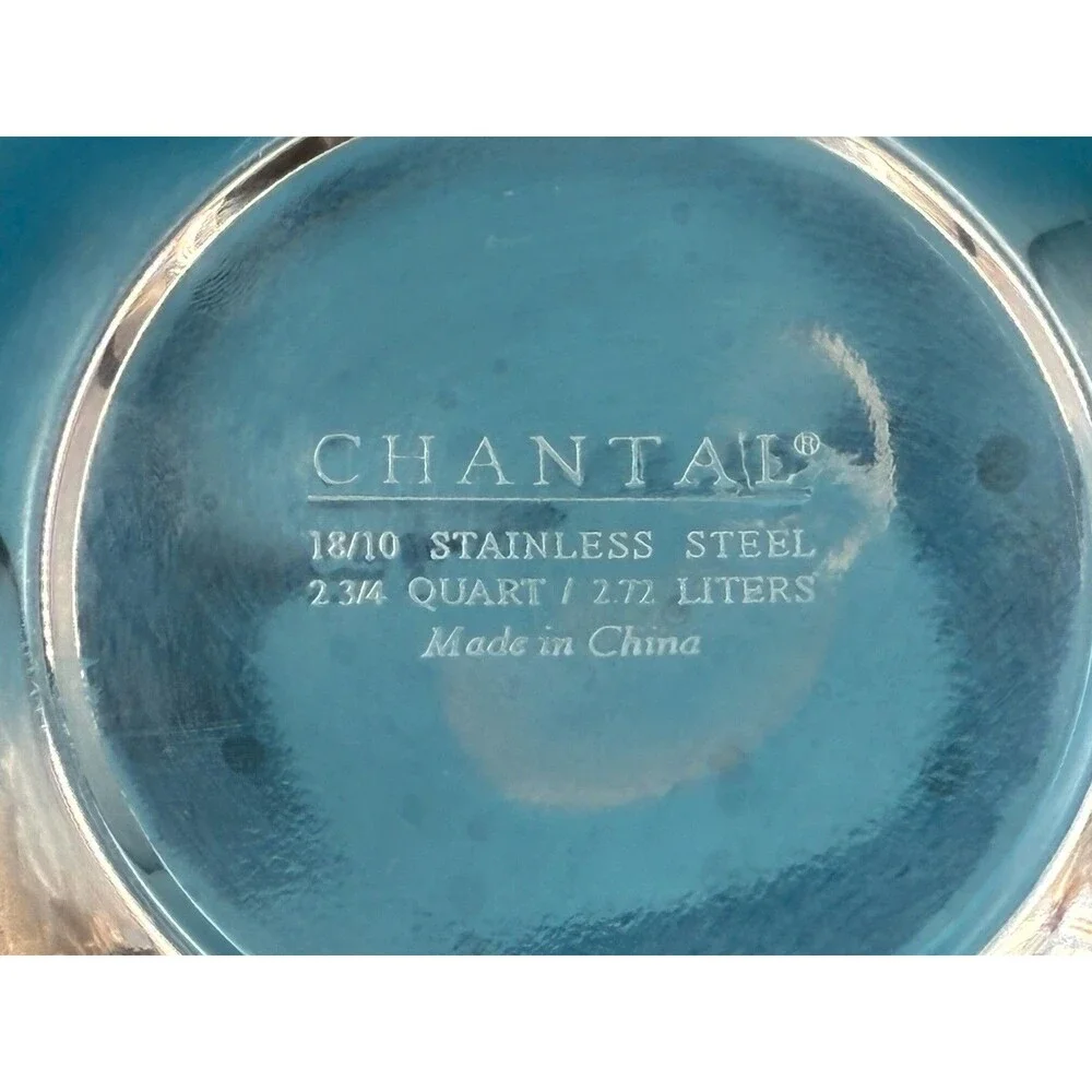 Chantal 18/10 Stainless Steel Mixing Bowls Set of 2 Nesting Kitchen Bowls